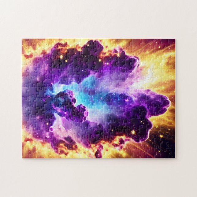Puzzle Fun Science Fiction Feu Galactique Purple Explosio (Horizontal)
