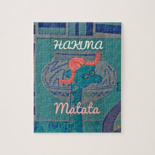 Puzzle Funny African Giraffe