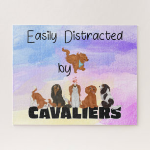 Puzzle Funny Cavalier King Charles Spaniels 