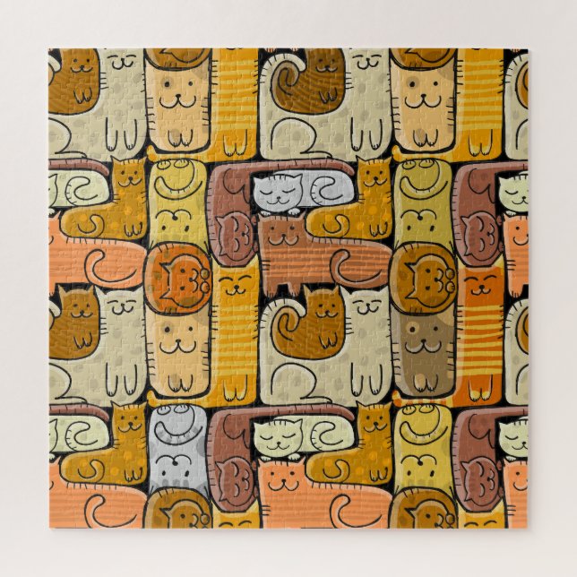 Puzzle Funny Chats House sans joint (Vertical)