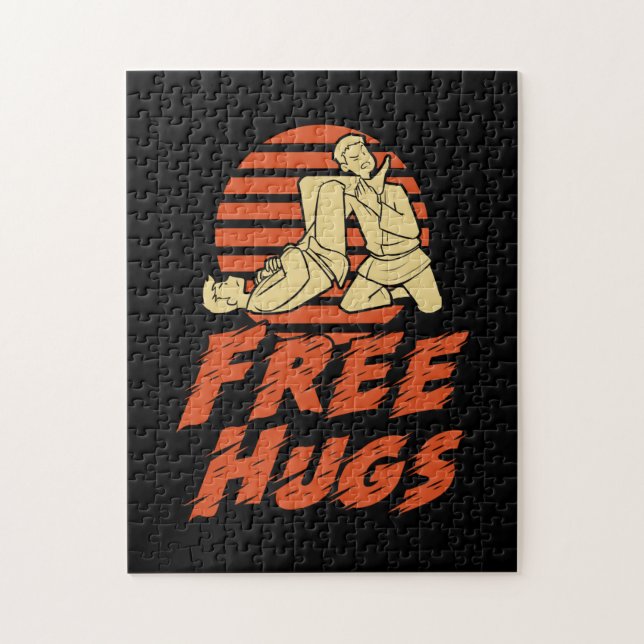 Puzzle Funny Free Hugs (Vertical)