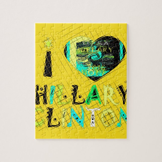 Puzzle Funny Golden lovey Extraordinaire Hope Hillary pou (Vertical)