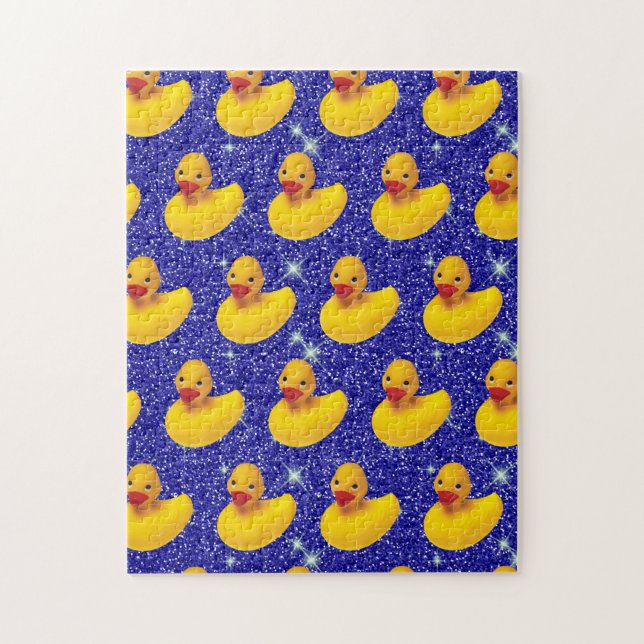 Puzzle Funny Rubber Ducks Yellow Duckie Farm Amoureux des (Vertical)