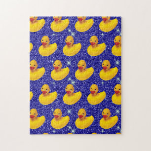 Puzzle Funny Rubber Ducks Yellow Duckie Farm Animal Lover