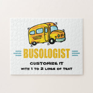 Puzzle Funny School Bus
