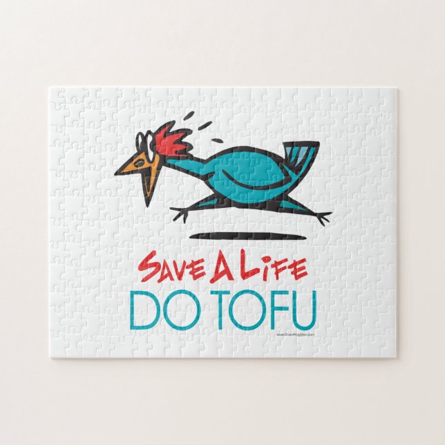 Puzzle Funny Vegetarian (Horizontal)