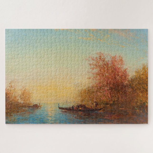 Puzzle Fusine, Environs De Venise - Félix Ziem (Horizontal)