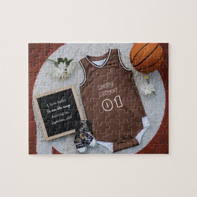 Puzzle Futur Bébé Sport Annonce de grossesse (Horizontal)