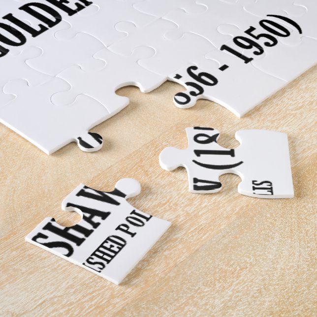 Puzzle G. B. Shaw Golden Rule No Golden Rules Citation (Côté)