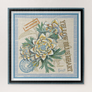 Puzzle G Bureau de la création Fleur jaune