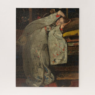 Puzzle G.H. Breitner, Girl in a White Kimono - Fine Art