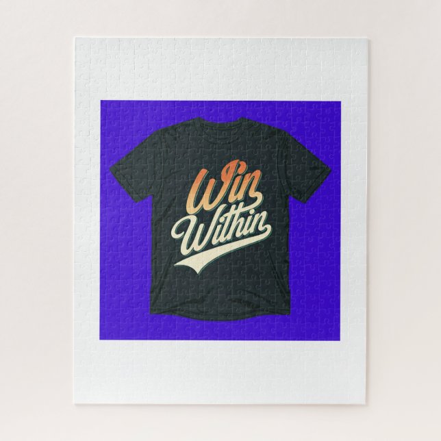 Puzzle "Gagnez à l'intérieur." (Vertical)