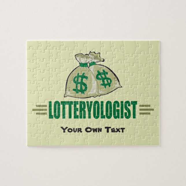 Puzzle Gagnez la loterie ! Drôle Lottery Player's (Horizontal)