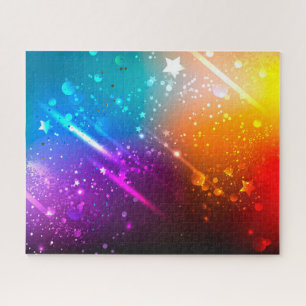 Puzzle Galaxie Arc-en-ciel Cosmique Lumineux – 40