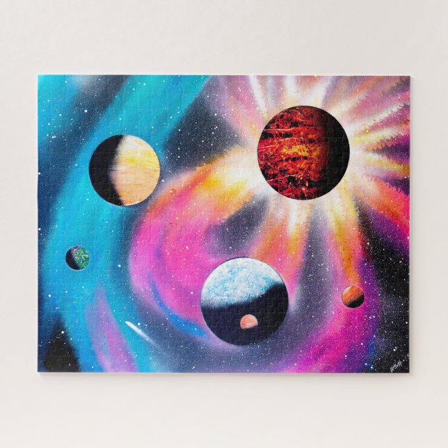 Puzzle Galaxie Colorée (Horizontal)