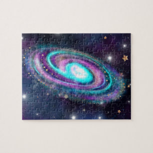 Puzzle Galaxie de la Voie Lactée   Bleu cosmique Violet r