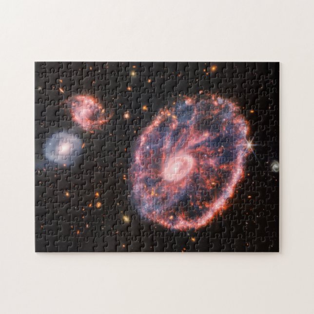 Puzzle Galaxie du Cartwheel, télescope spatial James-Webb (Horizontal)