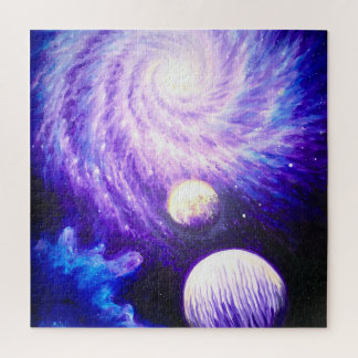 Puzzle Galaxie et planètes