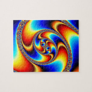 Puzzle Galaxie spirale - Art fractal