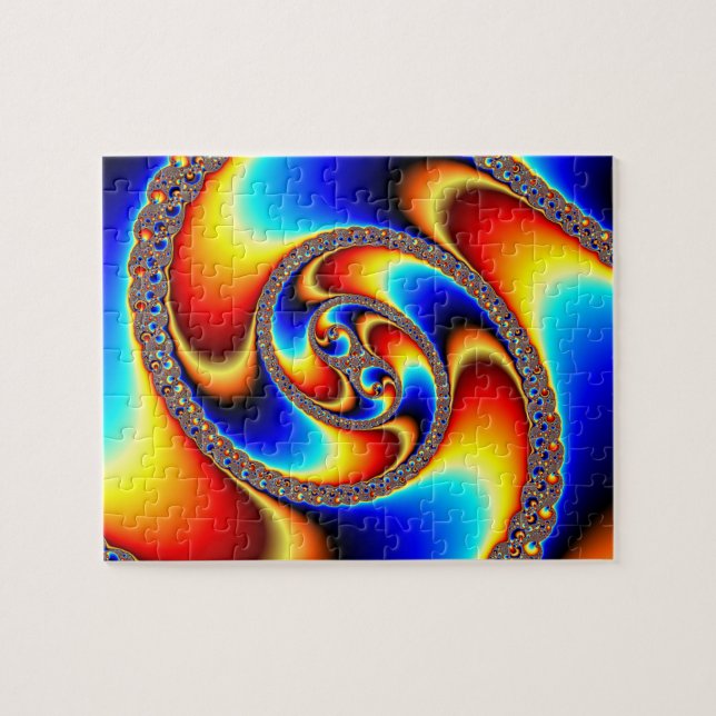Puzzle Galaxie spirale - Art fractal (Horizontal)