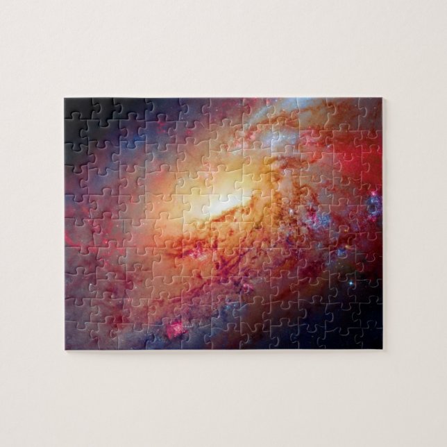 Puzzle Galaxie spirale Messier M106 Photo de l'espace ext (Horizontal)
