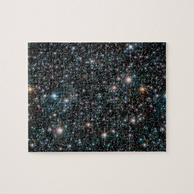 Puzzle Galaxy Stars Espace Extérieur Cosmique Défi Noir (Horizontal)