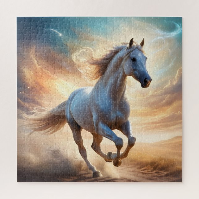 Puzzle Galop Céleste - Le Cheval de Rêve en Vol (Vertical)