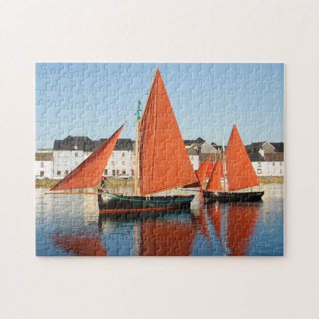 Puzzle Galway  Bateaux de Voile Irlande. (Horizontal)