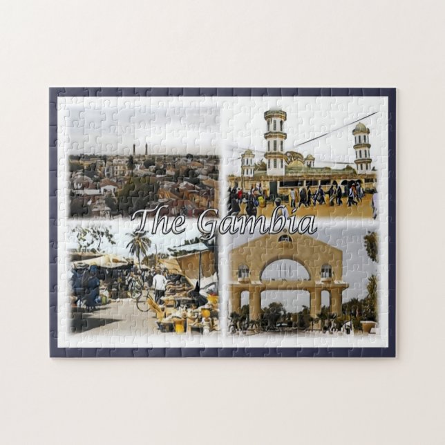 Puzzle Gambie - Mosaïque - (Horizontal)