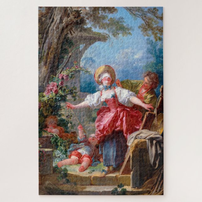 Puzzle Game of Tag, Fragonard (Vertical)