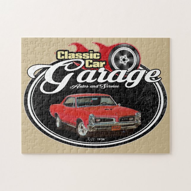 Puzzle Garage classique GTO de voiture (Horizontal)