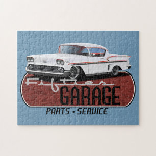 Puzzle Garage d'années '50