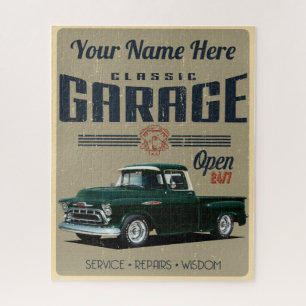 Puzzle Garage de camions personnalisé 1957
