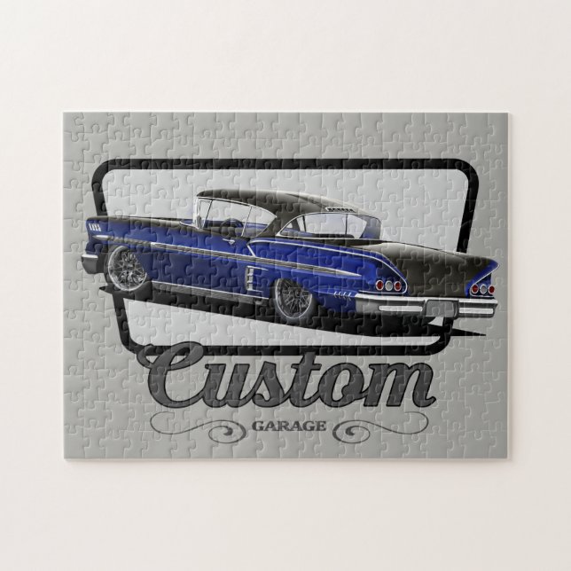 Puzzle Garage fait sur commande d'impala (Horizontal)