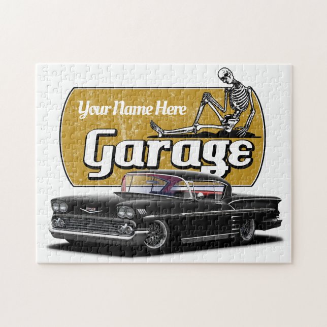 Puzzle Garage personnalisé d'impala (Horizontal)