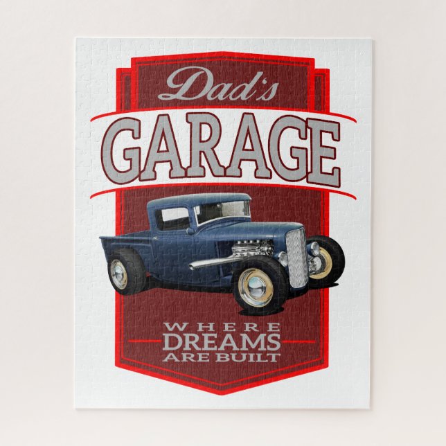 Puzzle Garage Rod Rod de Papa (Vertical)