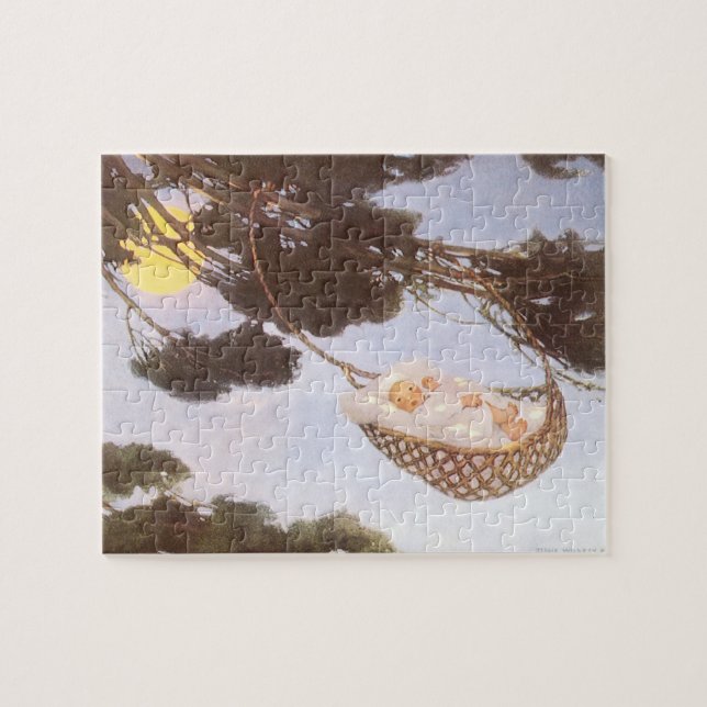 Puzzle Garçon dans Hassoc Tree par Jessie Willcox Smith (Horizontal)