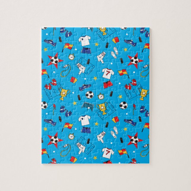 Puzzle Garçons Ballons de Football Football Football Joue (Vertical)