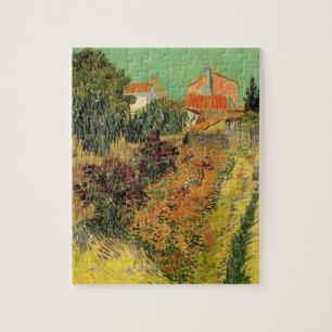 Puzzle Garden Behind a House par Vincent van Gogh