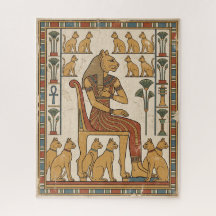 Gardien de Bubastis : Déesse Bastet et chats