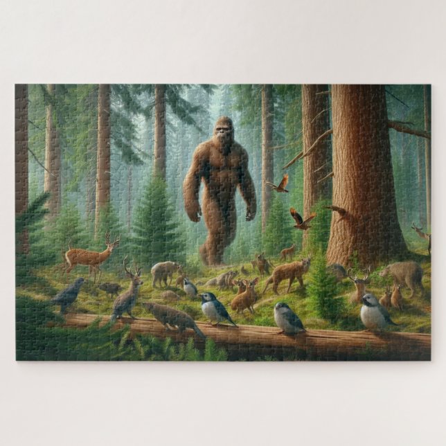 Puzzle Gardien forestier, Bigfoot, Faune (Horizontal)