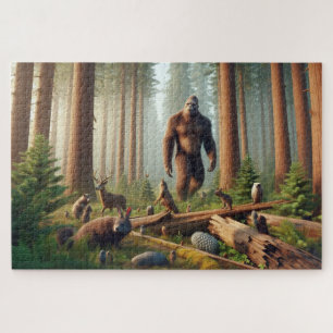 Puzzle Gardien forestier, Bigfoot, Faune