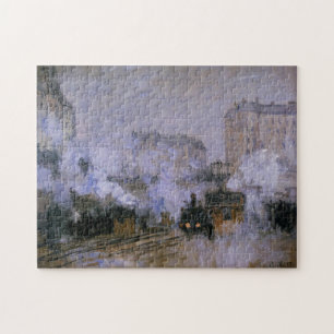 Puzzle Gare de Saint-Lazare Arrivée Train Monet Beaux-Art