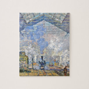 Puzzle Gare de Saint-Lazare, Vue extérieure par Claude Mo