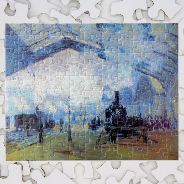 Puzzle Gare Saint-Lazare Train Station par Claude Monet (Créateur téléchargé)