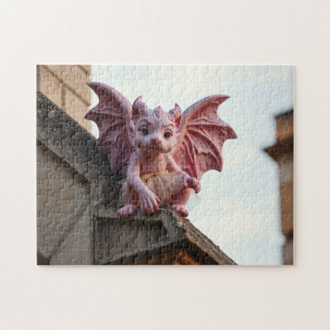Puzzle Gargouille rose (Horizontal)