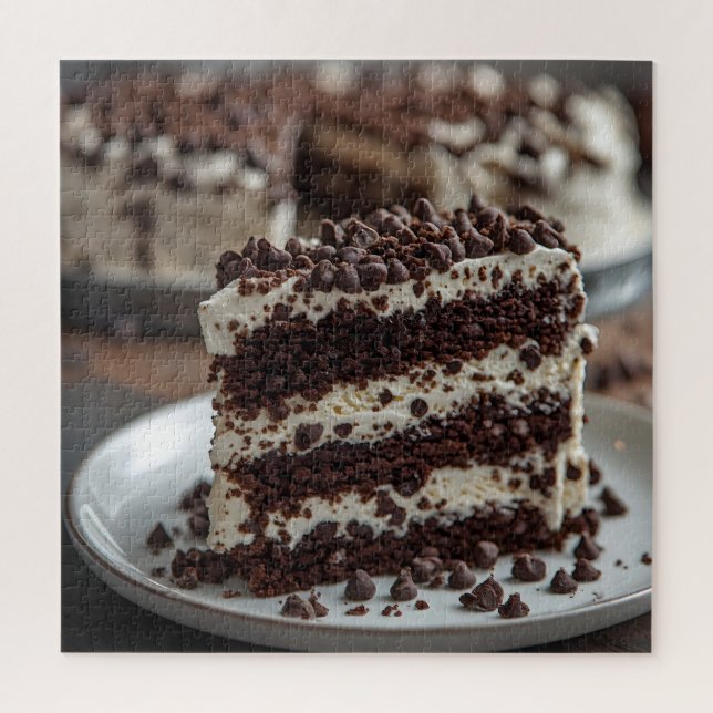 Puzzle Gâteau de glace à la pépite de chocolat (Vertical)
