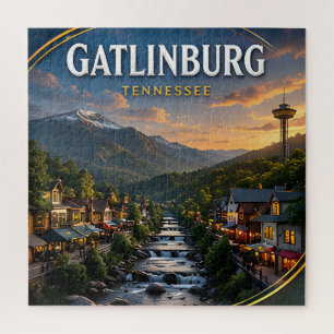 Puzzle Gatlinburg Grandes Montagnes Smoky