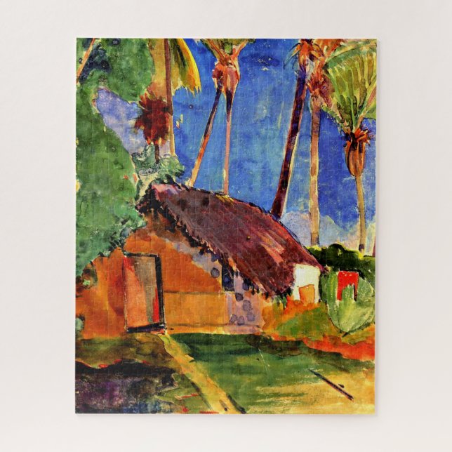 Puzzle Gauguin - Cabine de chaume sous les palmiers (Vertical)