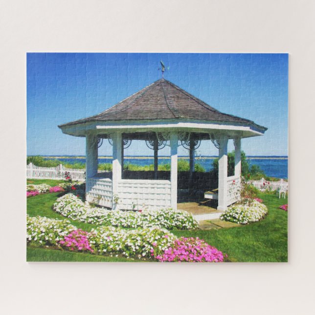 Puzzle Gazebo Printemps De Jardin À Chatham, Cape Cod MAS (Horizontal)